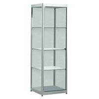 Vitrine Square - Avec éclairage socle Gris - Image principale