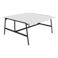 Table de réunion Alto 160x163x75 cm Noir/blanc - Image principale