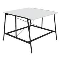 Table de réunion Alto 140x143x105 cm Noir/blanc - Image principale