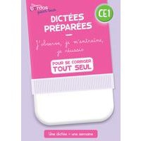 Cahiers Bordas pour tous Dictées préparées CE1 corrigé - Image principale