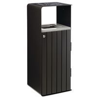 Poubelle Artri 110 L tri déchets- acier galva lattes alu mangnèse-Rossignol Pro - Image principale