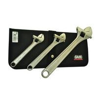 Trousse de 3 clés à molette satinées - Image principale