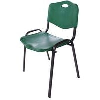 Chaise coques plastique vertes struct noire Ek wo - Image 5