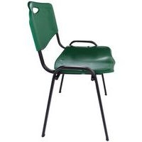 Chaise coques plastique vertes struct noire Ek wo - Image 4