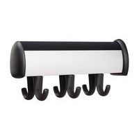 Portemanteau mural Allure - Modèle 8A - Nbr patère : 6 - Noir - Image principale