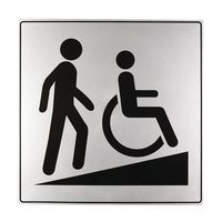 Panneau d’information standardisé ISO 7001 'rampe d'accès' - Image principale