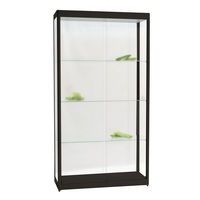 Vitrine Rectangle Lxhxp: 100 x 190 x 40 cm socle Noir - Image principale