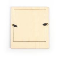 Cadre photo type polaroid bois 94x100x4mm - Image 4