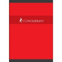 CONQUERANT Cahier A4 Petits Carreaux 5mm 192 Pages Agrafées Couverture Carte Coloris Assortis - Image 3