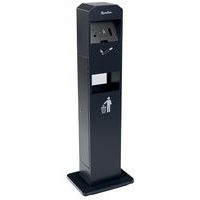 Cendrier-poubelle ou cendrier colonne sur socle Manutan - Manutan Expert - Image principale