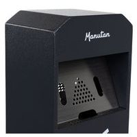 Cendrier-poubelle ou cendrier colonne sur socle Manutan - Manutan Expert - Image 4