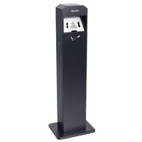 Cendrier-poubelle ou cendrier colonne sur socle Manutan - Manutan Expert - Image 7