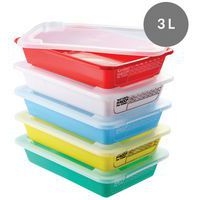 Set de bacs plats témoins avec couvercle - GILAC - Image 2