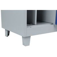 Vestiaire industrie salissante - 1 à 3 colonnes - Sur pieds - Manutan Expert - Image 5