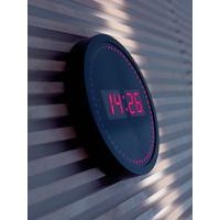 Horloge murale ronde LED  Rouge /Noir - Image 6