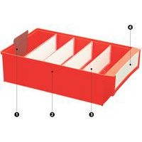 Bac-tiroir de rangement - Longueur 500 mm - 2,7 à 5,8 L - Image 3