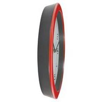 Horloge quartz Ø 30 cm cadran coloris rouge - Image 4