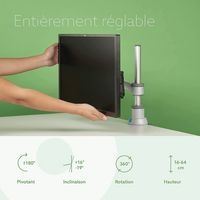 Bras de support 1 écran Zepher 4 C2 -  R-Go - Image 2