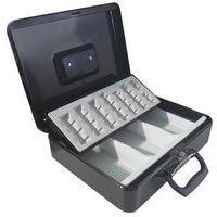 Caisse à monnaie fermeture à clé Noir - Image principale