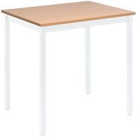 Table polyvalente 70x60 Chêne Blanc - Manutan - Image principale