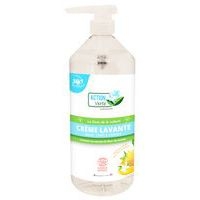 Crème lavante miel fleur d'oranger Ecocert - Action Verte-1L - Image principale