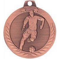 Médaille foot bronze - 40mm - Image principale