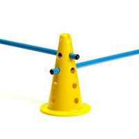 Cône multifonctions 35 cm - jaune - Image 4