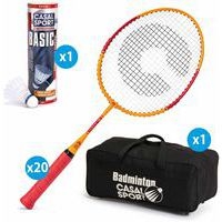 Lot de 20 raquettes de badminton init 3 + sac de rangement - Image principale