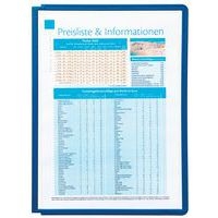 Lot de 5 pochettes de visualisation Sherpa & Vario - A4 - Bleu - Image 2