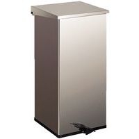 Poubelle à pédale industrielle résistant au feu - 110 L - Image principale