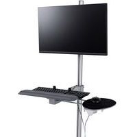 Poste de travail mobile d'ordinateur réglable - Manutan - Image 8