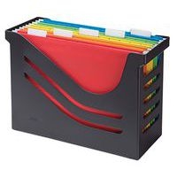 Bac de classement +  5 x dossiers suspendus Euroflex Noir - Image principale