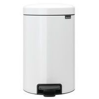 Poubelle à pédale NewIcon 12L blanche Brabantia - Image principale