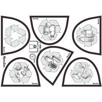 Poubelle plastique agroalimentaire 45 L jaune - Image 5