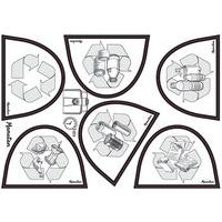 Poubelle plastique agroalimentaire 70 L blanc - Image 3