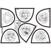 Poubelle plastique agroalimentaire 90 L blanc - Image 4