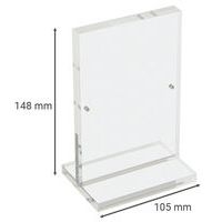 Cadre photo ou affichette magnétique en forme T A6 - Manutan - Image 2