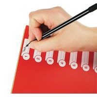 Intercalaires touches neutres Exacompta - Polypropylène - Coloris assortis - A4 - Image 5