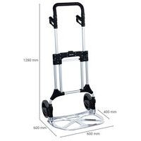 Diable pliant aluminium - Force 90 à 200 kg - Manutan Expert - Image 2