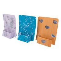 Porte-téléphone à décorer en blanc (Lot de 10) - Image 2