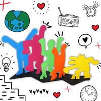 Lot de 5 sculptures carton - fiesta - Image 3