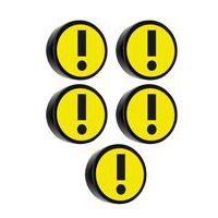 Aimant rond avec symbole Point d'exclamation - Image 6