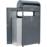 Cendrier-poubelle sur pied - 29 et 48 L - Manutan Expert - Image 3