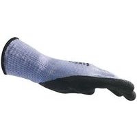 10 paires de gants tricotés enduits latex T10 Bleu/Noir - Image 7