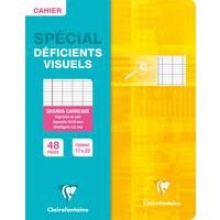 Cahier 90g 48 pages seyes 2.5 mm agrandi 10/10 format 17 x 22 cm - Image 3