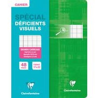 Cahier 90g 48 pages seyes 2.5 mm agrandi 10/10 format 17 x 22 cm - Image 5