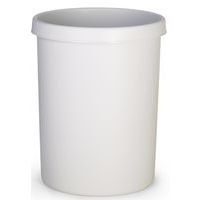 Corbeille ronde à papier en plastique - 45 L Gris - Image principale