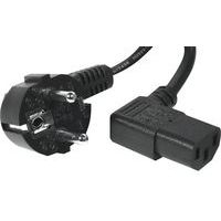 Cordon d'alimentation PC CEE7 / C13 coudé noir - 3,0 m - Image principale