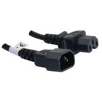 Rallonge secteur C14 / C15 noire - 1,8 m - Image principale