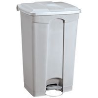 Poubelle plastique agroalimentaire 90 L gris - Image principale